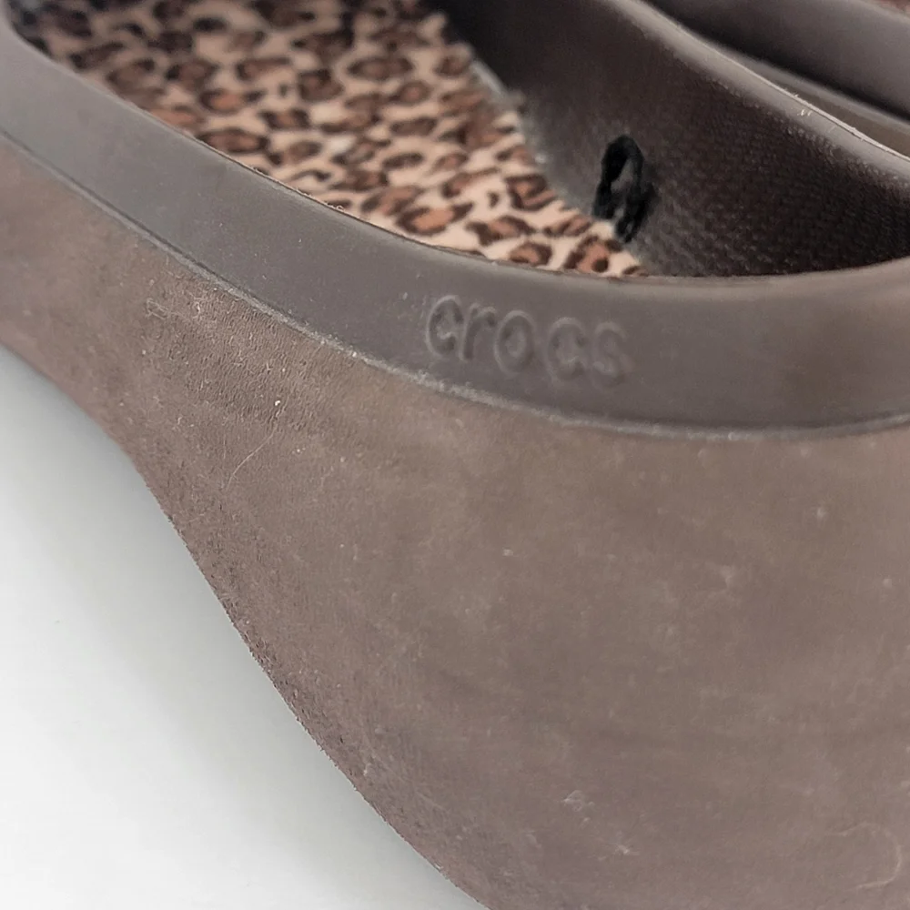 CROCS Brown Women's‎ Ballet Flats SIZE 7. #1640